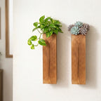 Caspian Wood Wall Farmhouse Planters