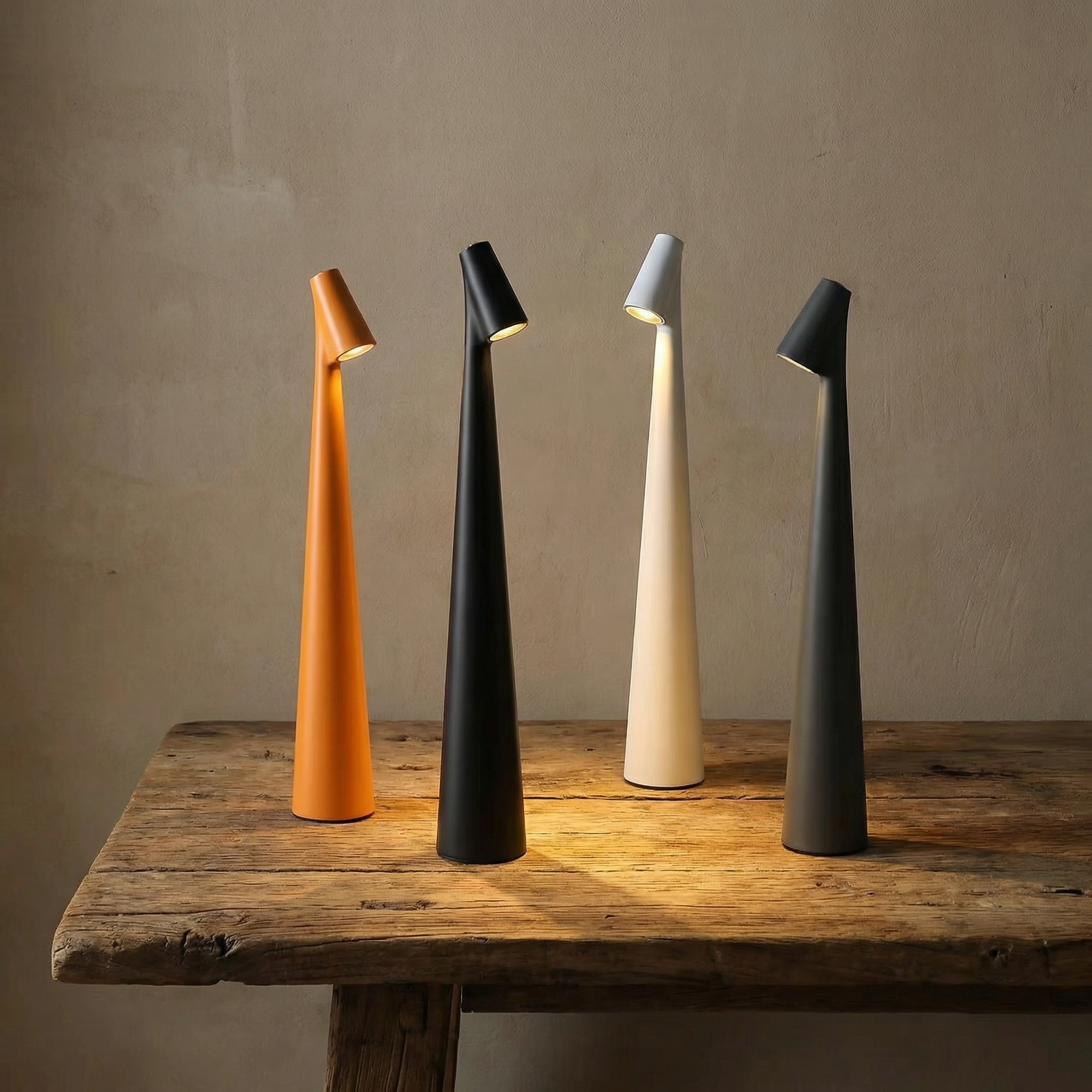 Sculptura Tall Aluminum Desk Lamp