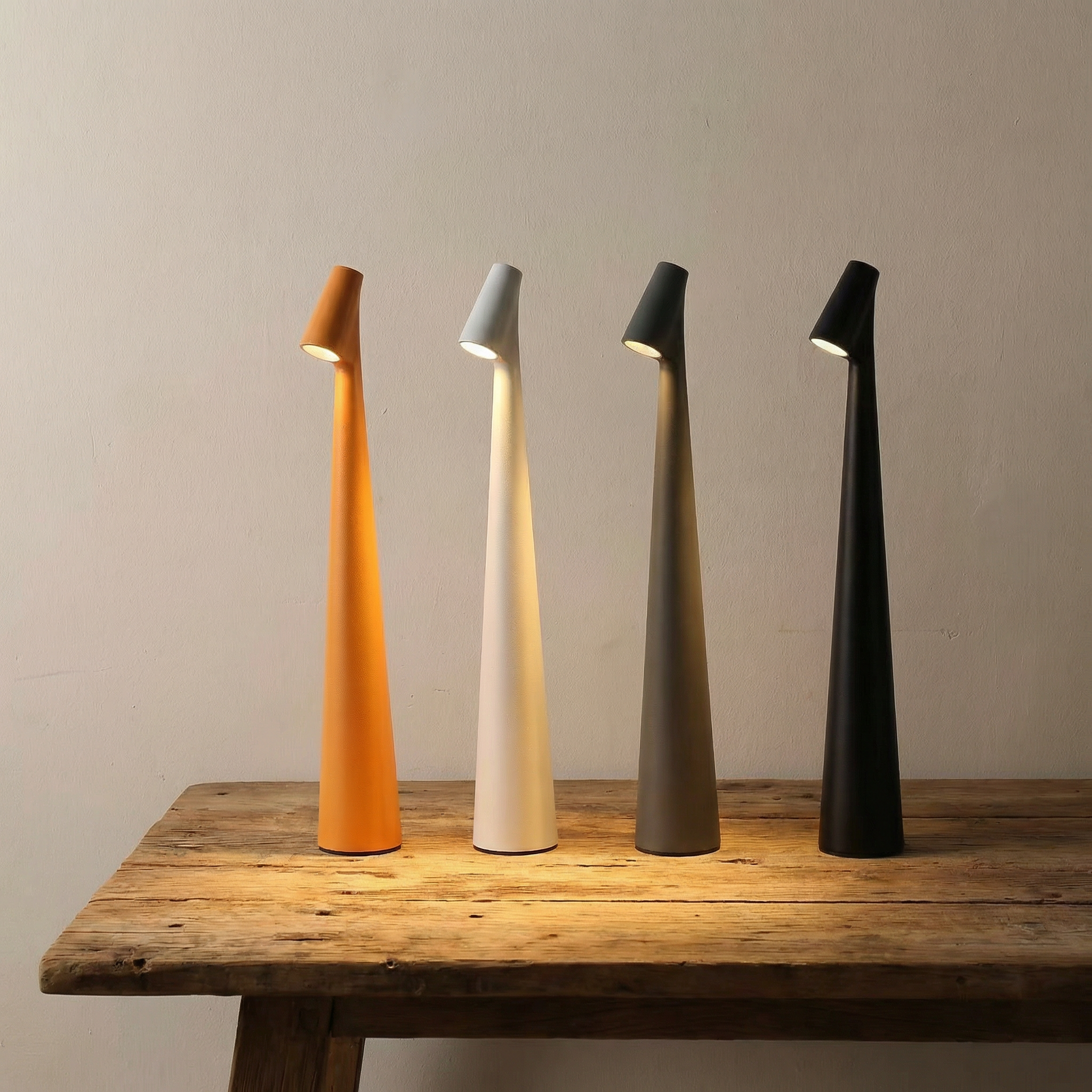 Sculptura Tall Aluminum Desk Lamp