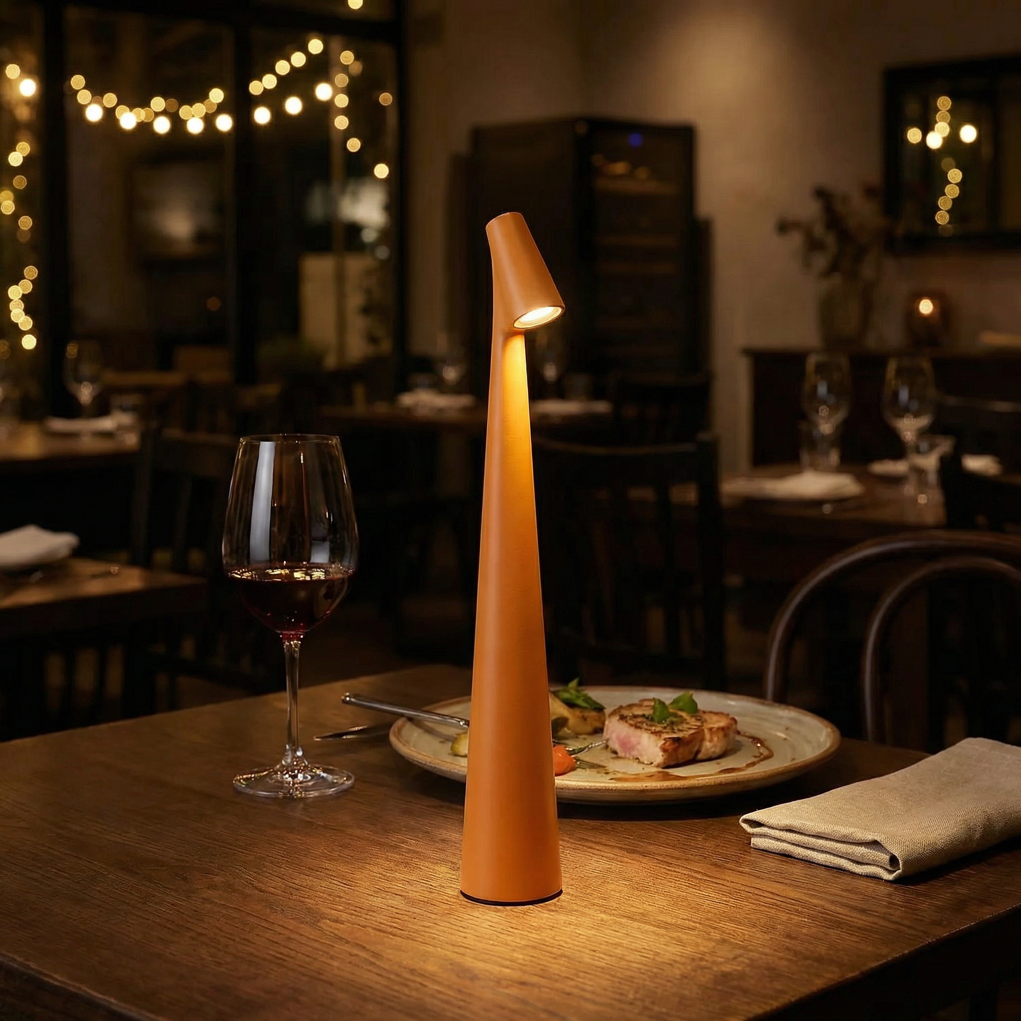 Sculptura Tall Aluminum Desk Lamp