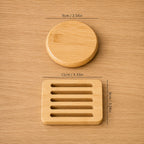 Ashworth Wood Coaster Set with Display Stand